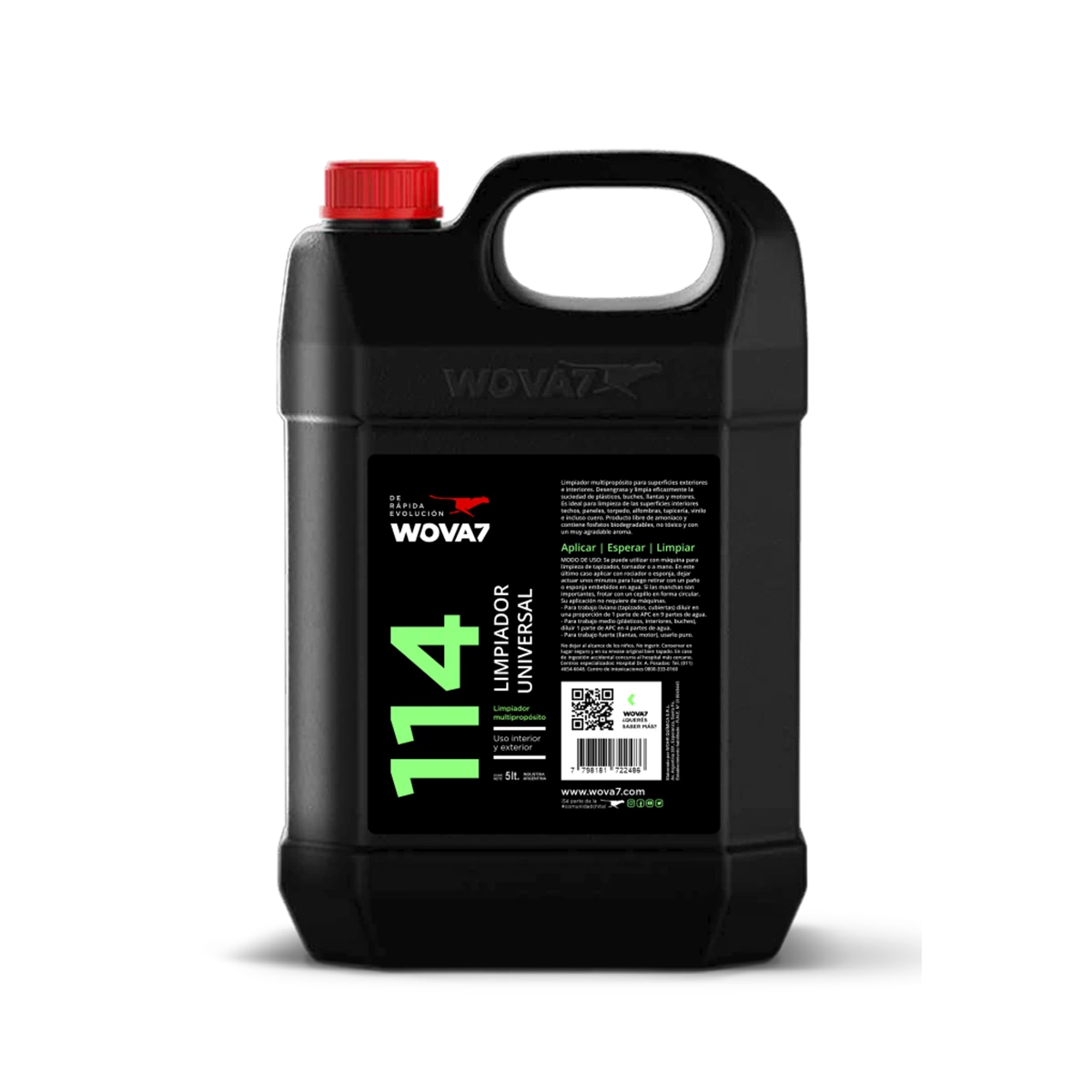 WOVA7 5L 114 APC LIMPIADOR de 5L