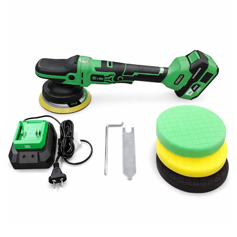 PULIDORA ROTO ORBITAL INALÁMBRICA L-37BA 6" ROSCA M-8 3D