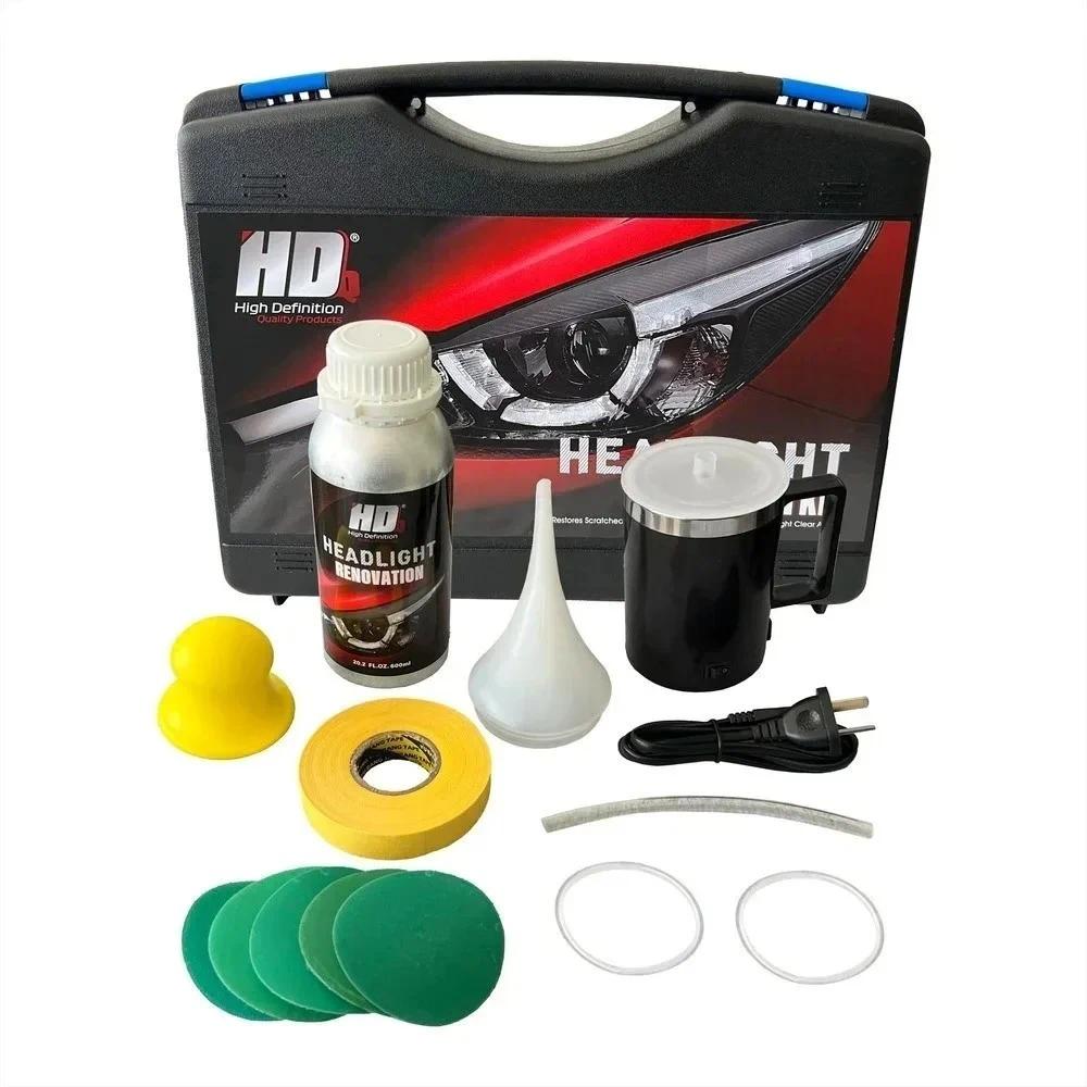 RESTAURADOR DE ÓPTICAS HDQ KIT 600 ML 3D