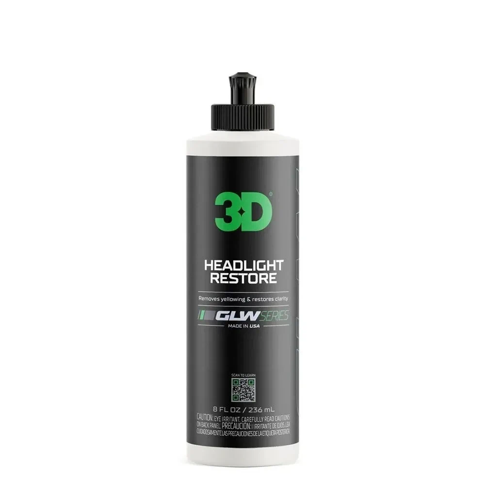 3D GLW Headlight Restore 240ml (pulimento para ópticas)