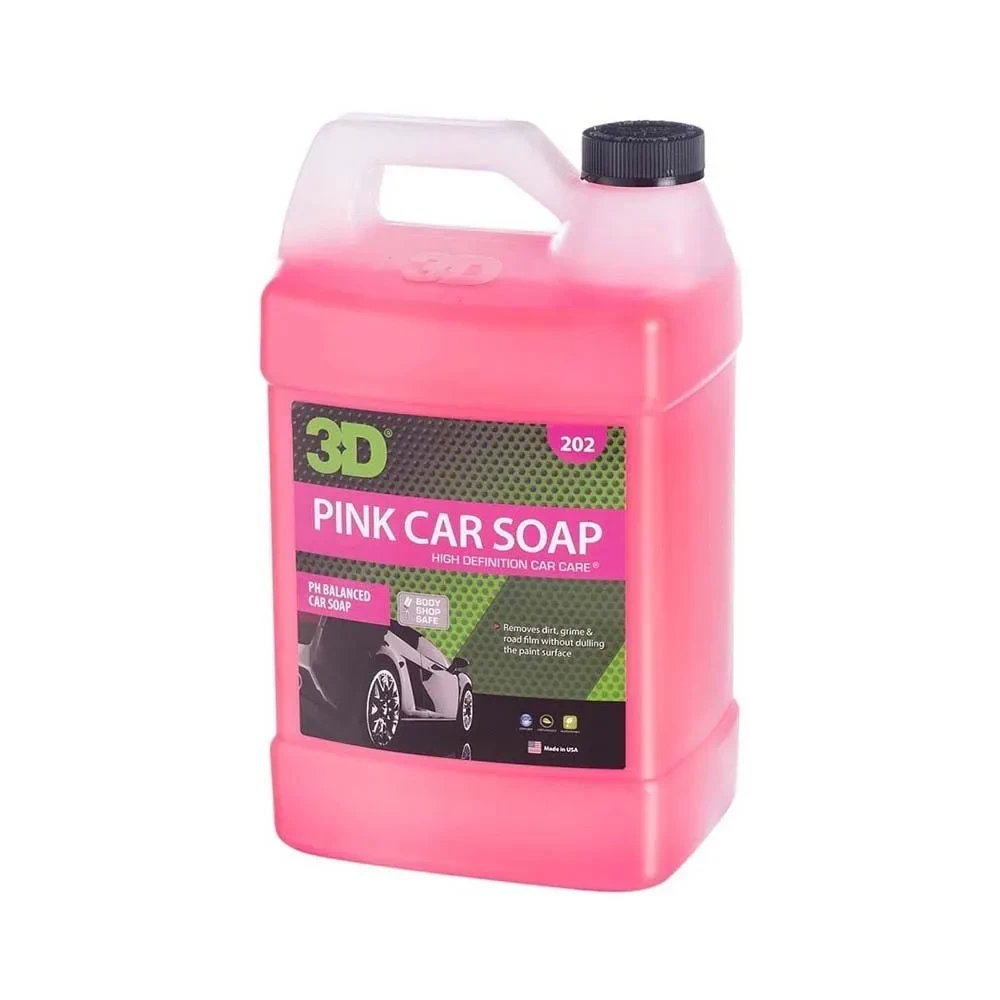 3D Pink Car Soap  – Shampoo Concentrado pH Neutro 4lts