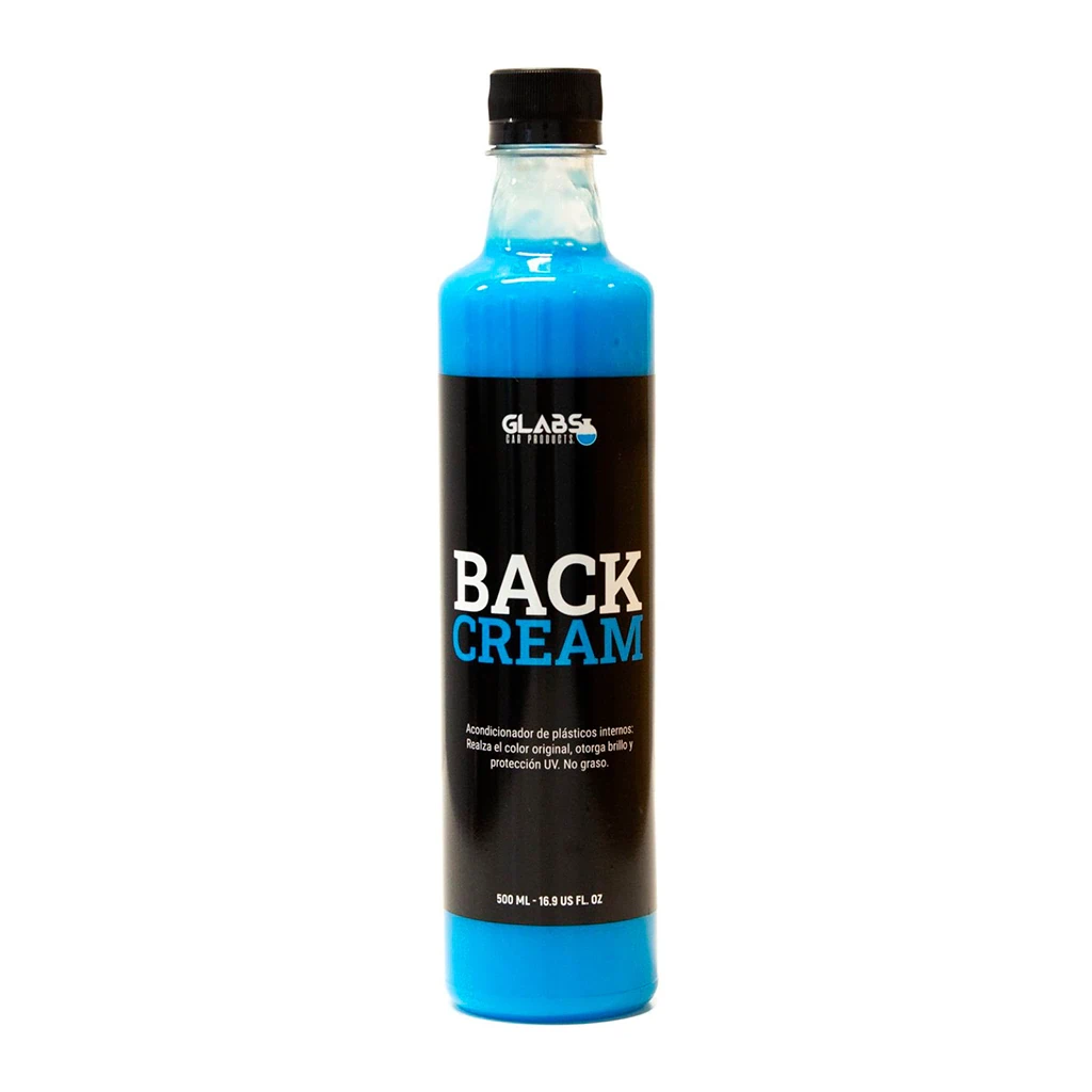 BACK CREAM ACONDICIONADOR DE PLÁSTICOS 500ML GLABS