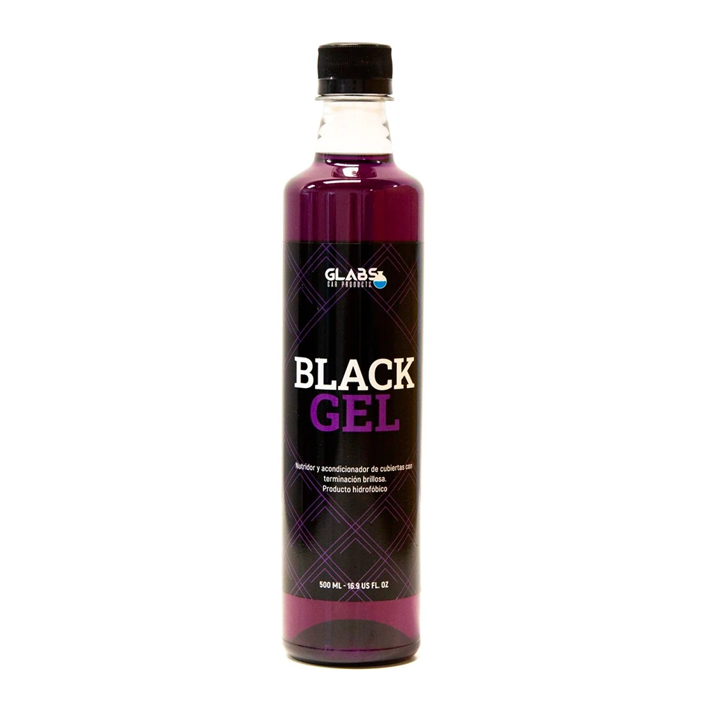 BLACK GEL ACONDICIONADOR DE NEUMÁTICOS 500ML GLABS