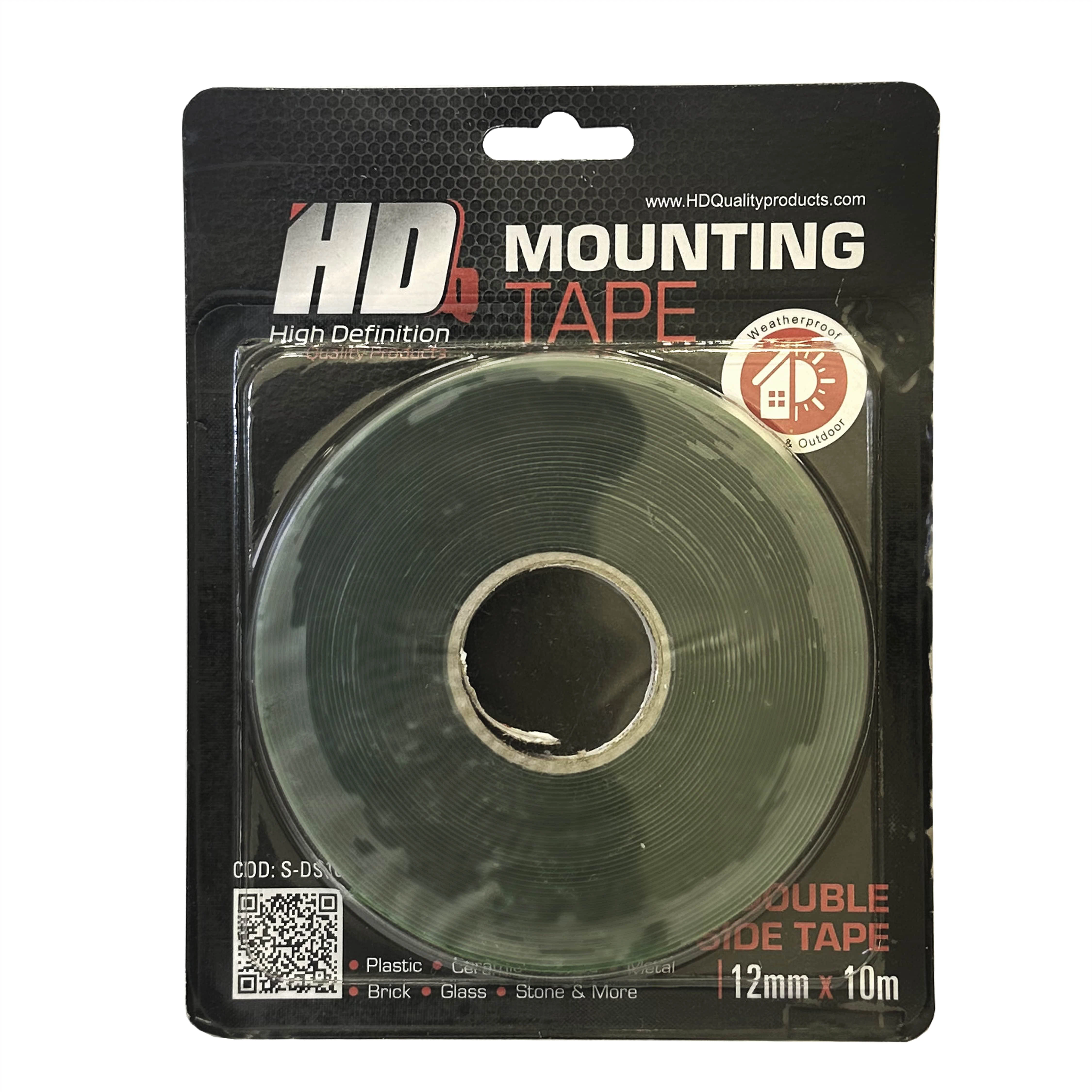 Cinta Doble Faz Silicona HDQ 12 Mm X 10 Mt