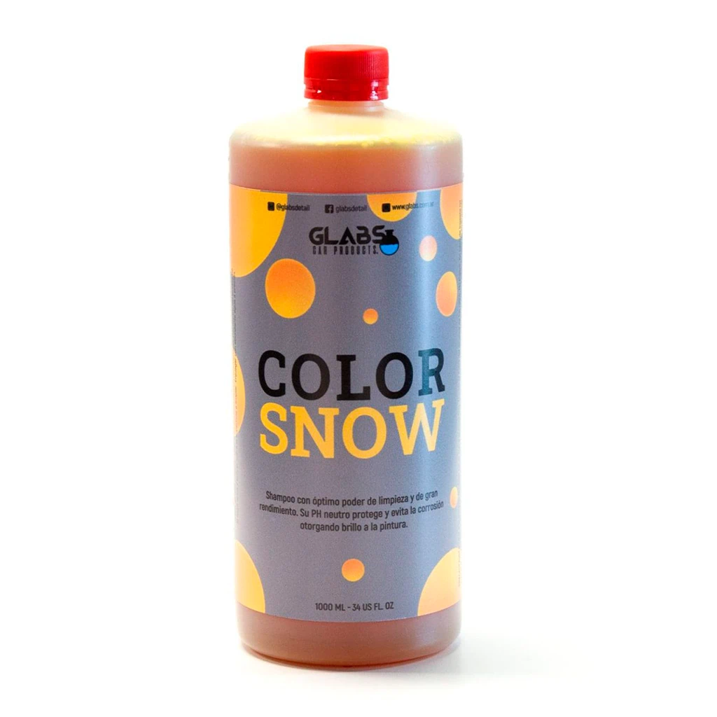 COLOR SNOW AMARILLO SHAMPOO PH NEUTRO 1L GLABS