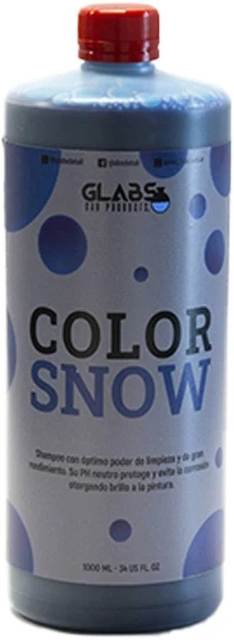 COLOR SNOW AZUL SHAMPOO PH NEUTRO 1L GLABS