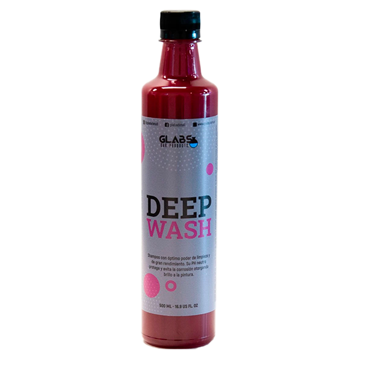 DEEP WASH SHAMPOO PH NEUTRO CON CERA 500ML GLABS
