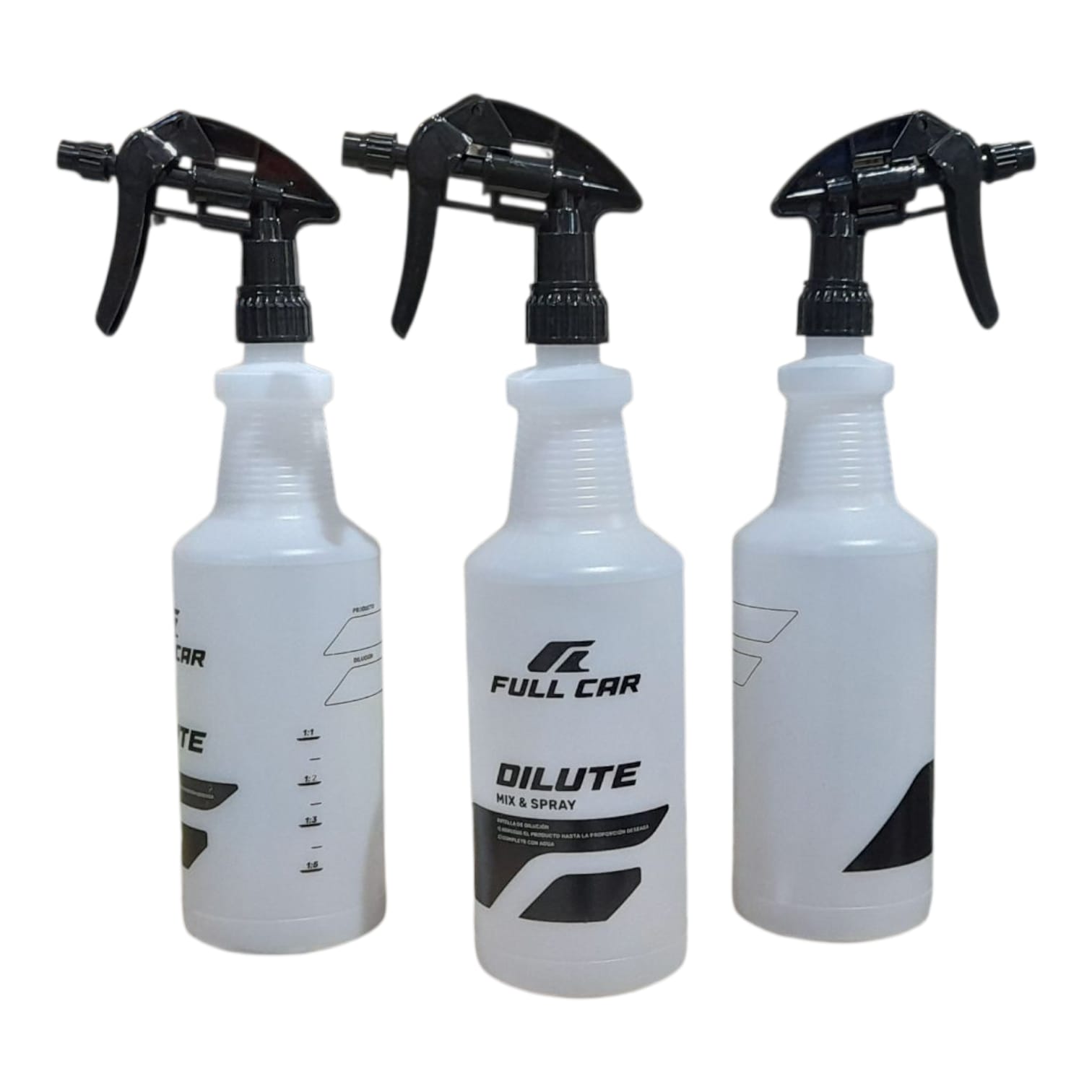 DILUTE MIX & SPRAY ENVASE DOSIFICADOR PROFESIONAL 1 LT CON GATILLO FULL CAR
