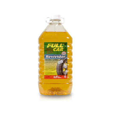 REVIVIDOR DE GOMAS Y ALFOMBRAS AMARILLO 5L COSMETICA AUTOMOTOR FULL CAR