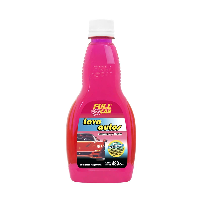 SHAMPOO LAVA AUTOS 480CC COSMETICA AUTOMOTOR FULL CAR