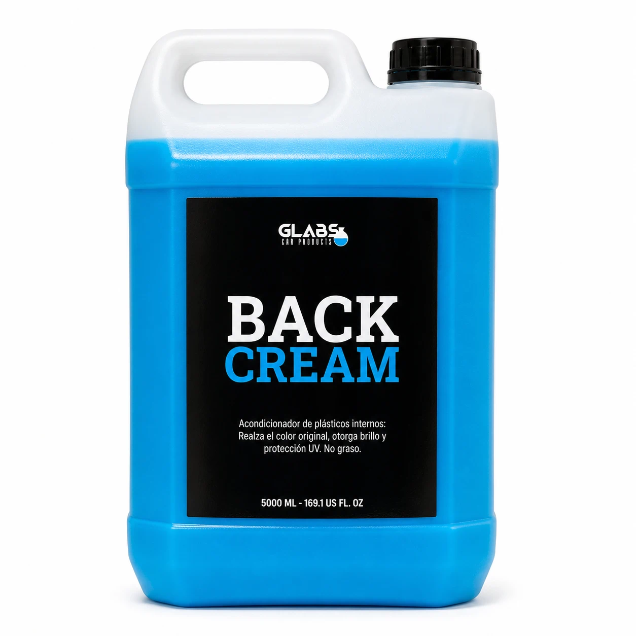 BACK CREAM ACONDICIONADOR DE PLÁSTICOS 5 LITROS GLABS