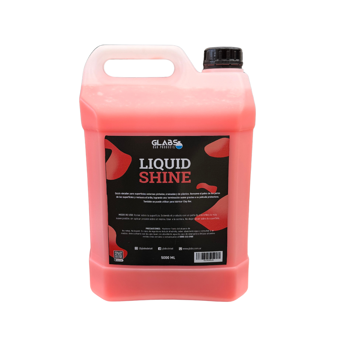 LIQUID SHINE RAPID DETAILER QUICK DETAILER BIDÓN 5 LT GLABS