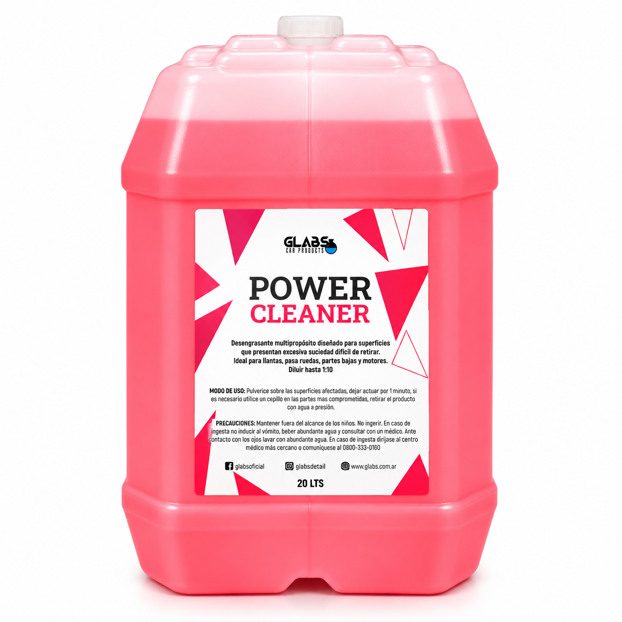 POWER CLEANER DESENGRASANTE APC CONCENTRADO BIDÓN 20 LT GLABS