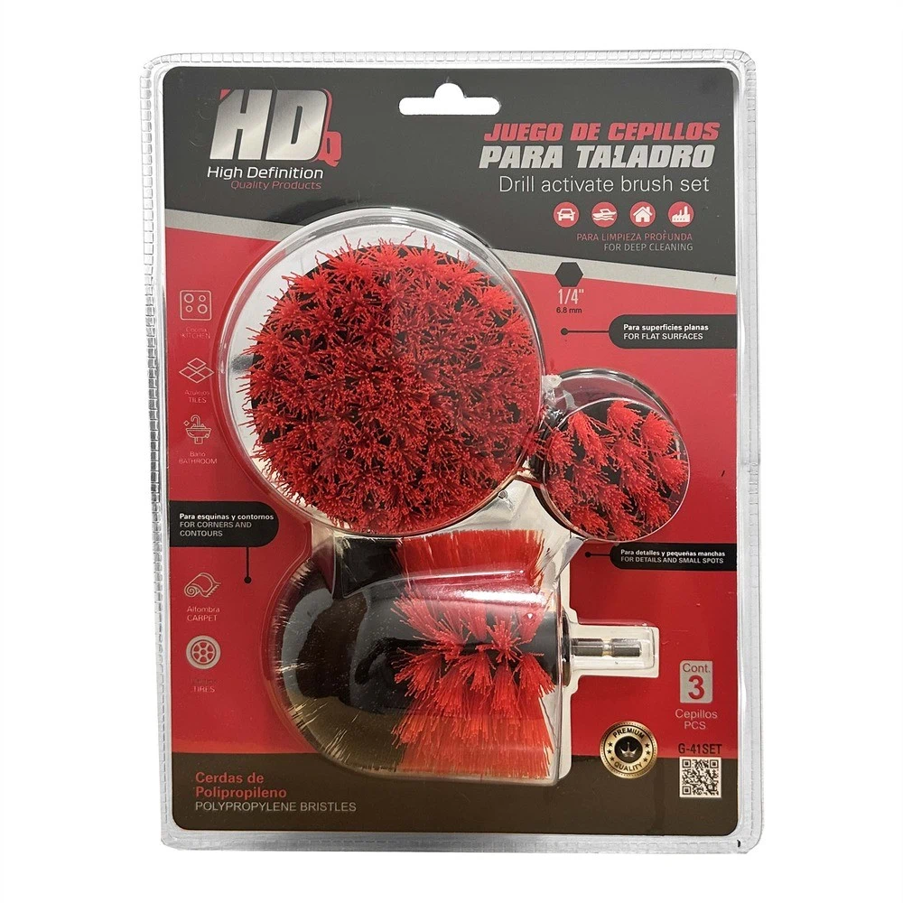 Set De Cepillos Para Taladro HDQ