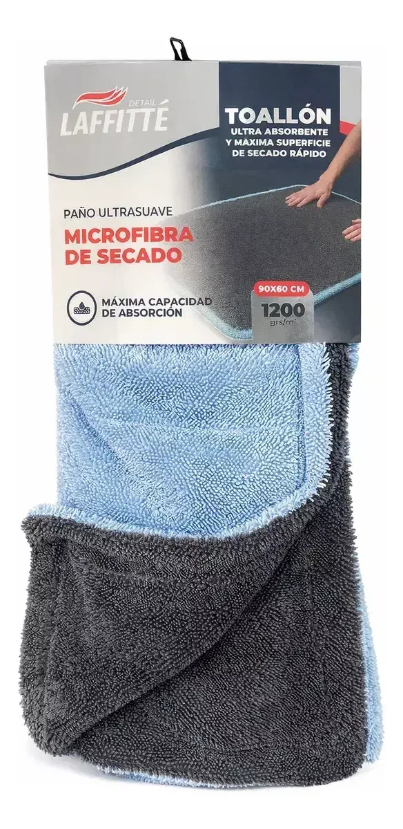 TOALLON MICROFIBRA ULTRA ABSORVENTE 1200GSM 60X90 LAFFITTE
