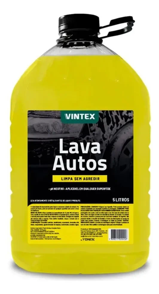 Vintex Lava Autos 5 L (Shampoo ph Neutro)
