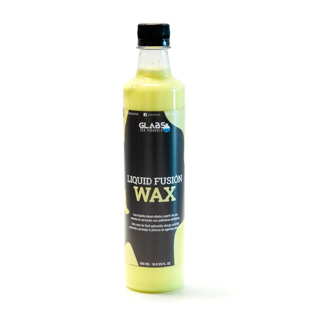 LIQUID FUSION WAX CERA LÍQUIDA CON CARNAUBA 500ML GLABS