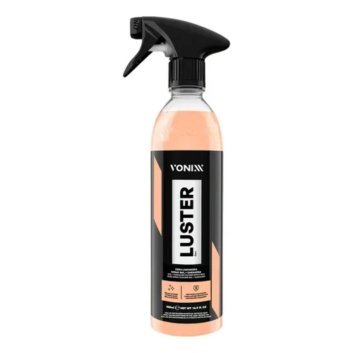 LUSTER CERA SPRAY PREMIUM CON CARNAUBA Y SiO₂ 500ML VONIXX