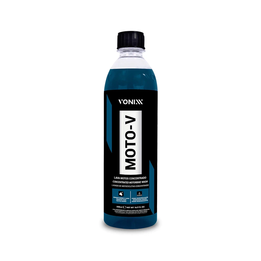 MOTO-V SHAMPOO DESENGRASANTE PARA MOTOS 500 ML