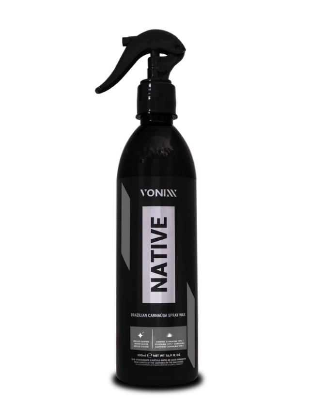 NATIVE SPRAY WAX CERA LÍQUIDA CARNAUBA 500ML VONIXX