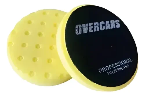 PAD DE PULIDO CORTE ALTO AMARILLO 5” PARA ROTATIVA OVERCARS