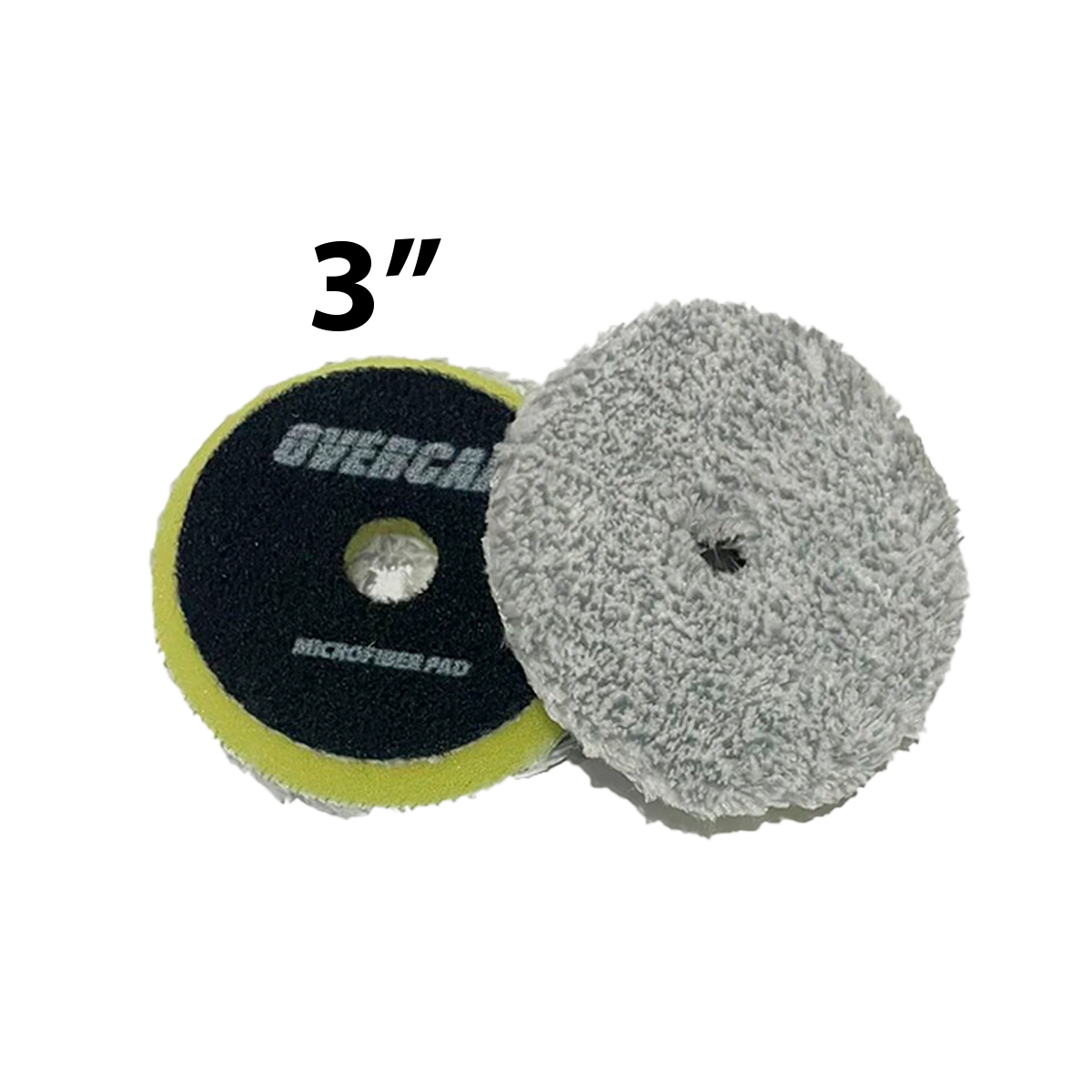 PAD MICROFIBRA 3” ROTORBITAL CORTE ALTO OVERCARS
