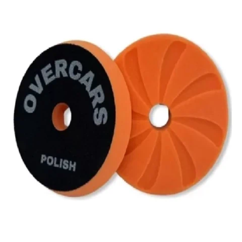 PAD SPIRAL NARANJA DUAL ACTION CORTE MEDIO 5” OVERCARS
