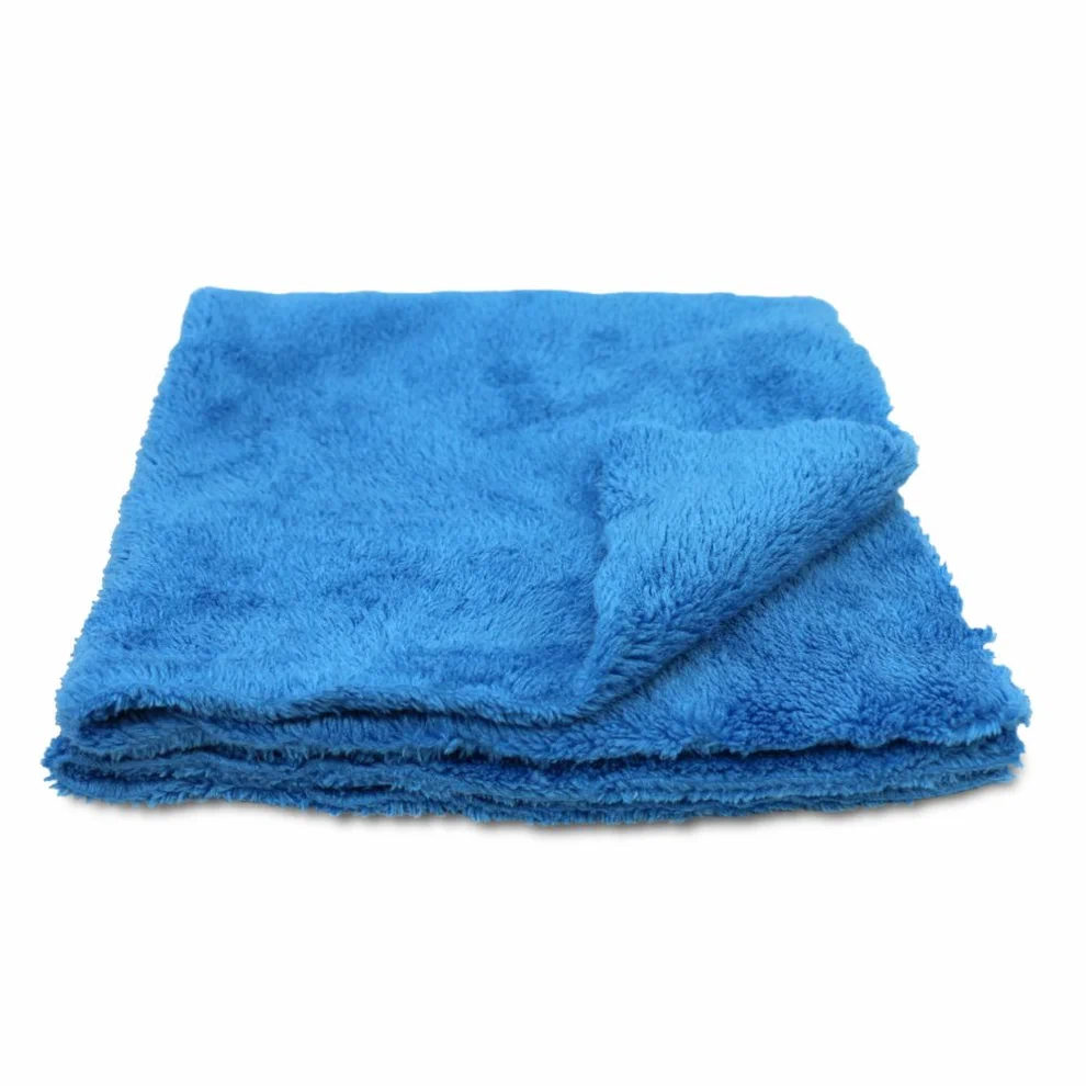3D Plush Microfiber Towel-Blue