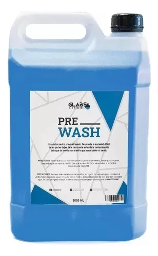 PRE WASH LIMPIADOR PRE LAVADO PH NEUTRO BIDÓN 5L GLABS