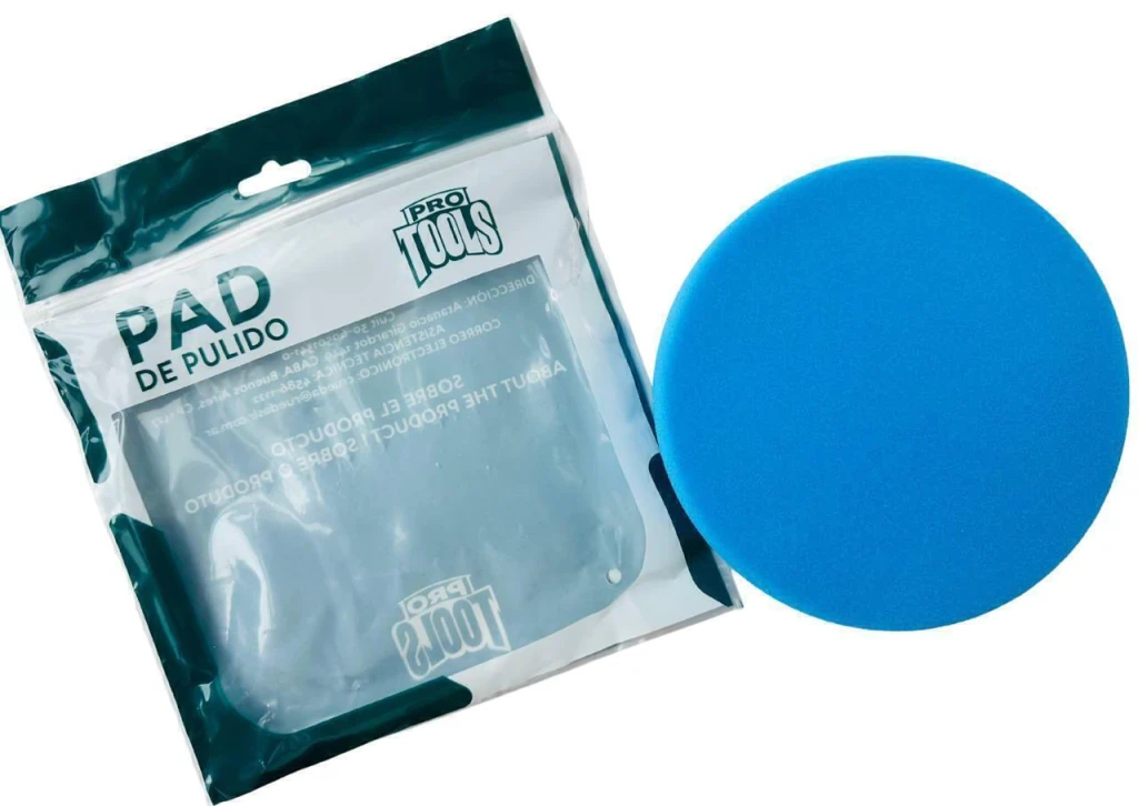 PAD DE PULIDO 5 PULGADAS ROTATIVA CORTE FINISH AZUL PRO TOOLS