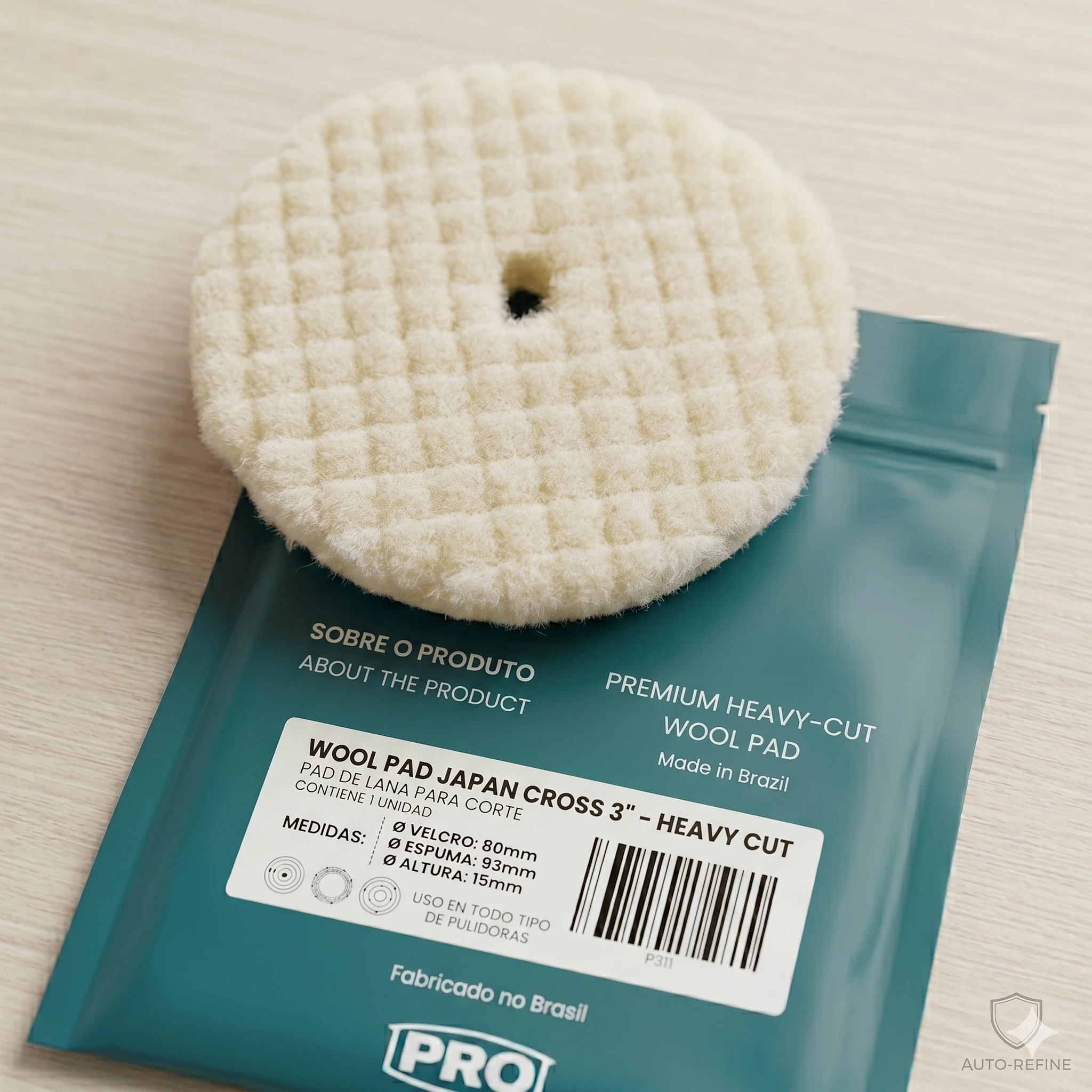 PAD DE CORDERO 3” CORTE EXTREMO PROFESIONAL PRO TOOLS