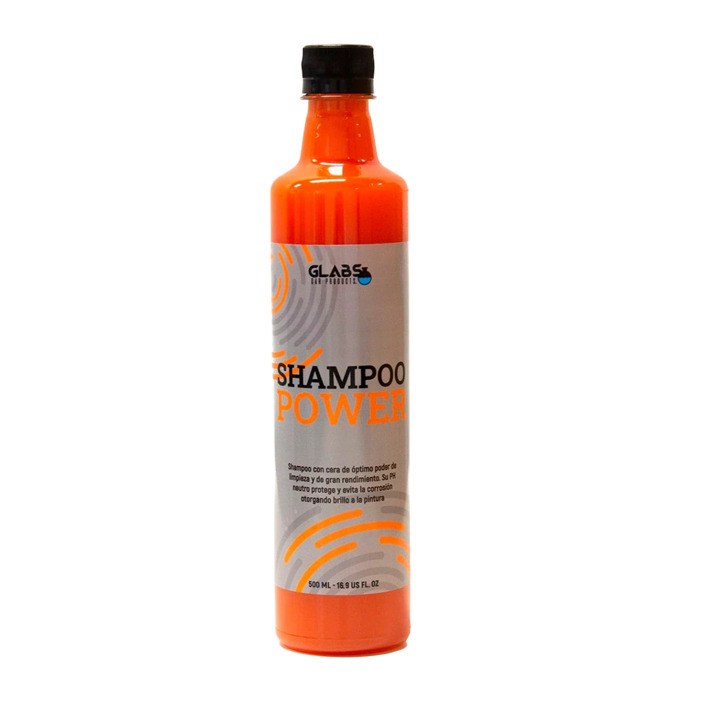 SHAMPOO POWER PH NEUTRO CON CERA 500ML GLABS