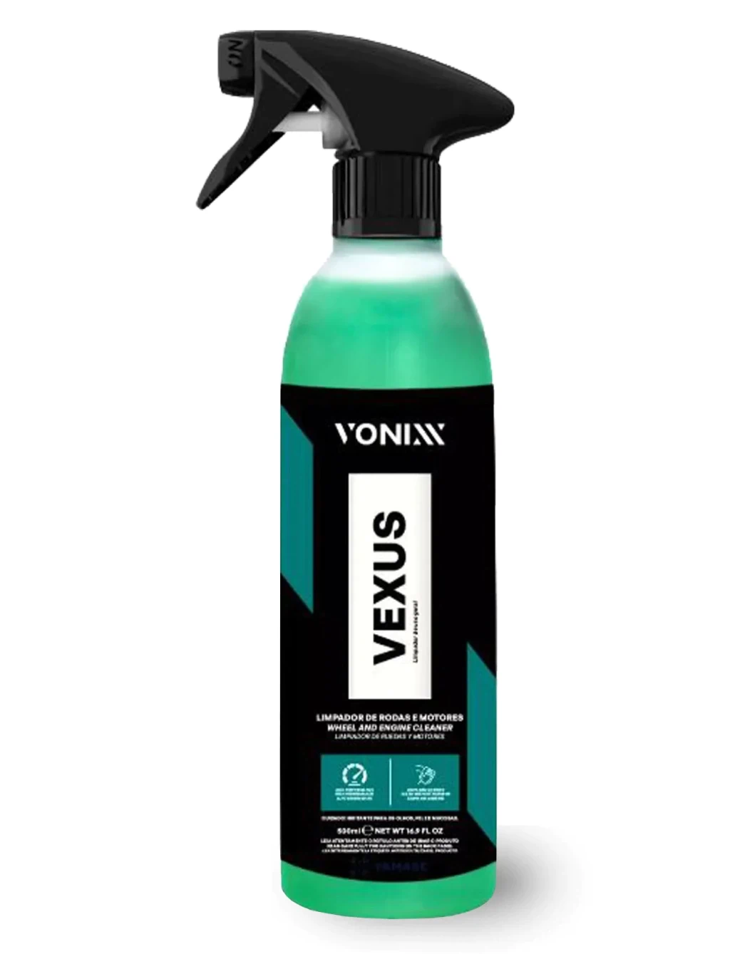 VEXUS LIMPIADOR DESENGRASANTE PREMIUM PARA RUEDAS Y MOTOR 500ML VONIXX
